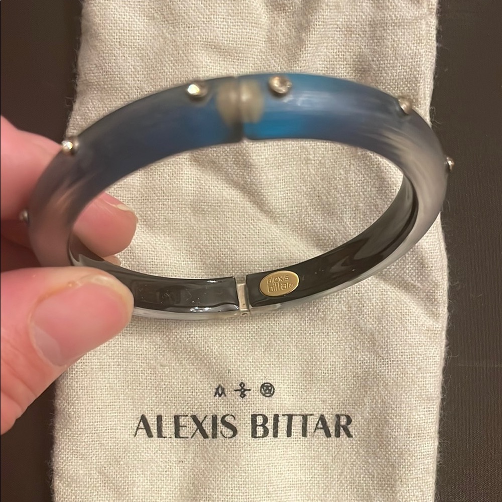 Alexis Bittar Midnight Blue Bangle